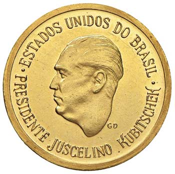 BRASILE Medaglia 1960 Presidente ... 