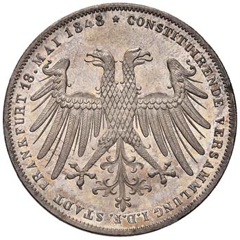 GERMANIA Francoforte - 2 Gulden ... 