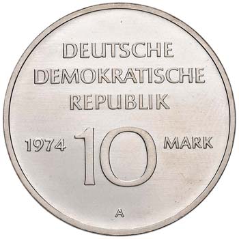DDR (1949-1990) 10 Marchi 1974 A ... 