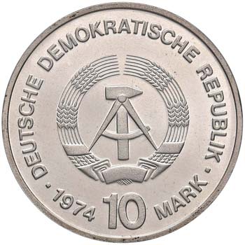 DDR (1949-1990) 10 Marchi 1974 ... 
