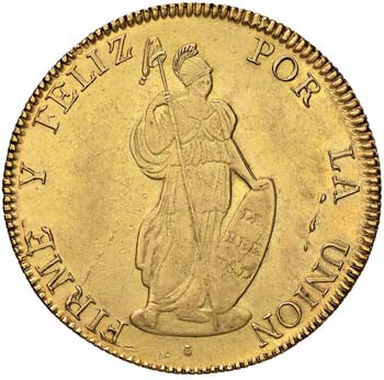PERU Repubblica (1821-) 8 Escudos ... 