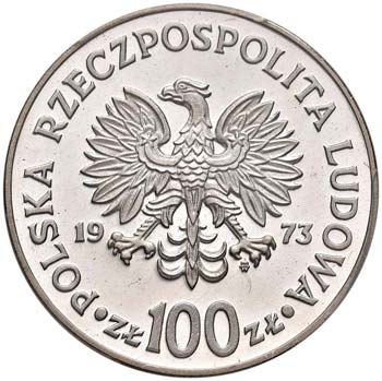 POLONIA 100 Zloty 1973 Prova - AG ... 