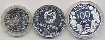 BULGARIA Lotto di tre monete come ... 