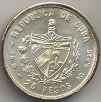 CUBA 20 Pesos 1979 Cumbre de ... 