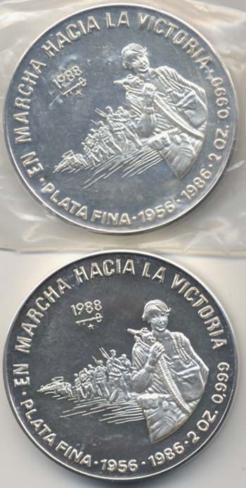 CUBA 20 Pesos 1988 da 2 Once En ... 