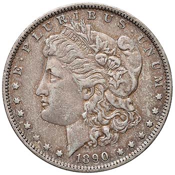 USA Dollaro 1890 O - AG (g 26,74)