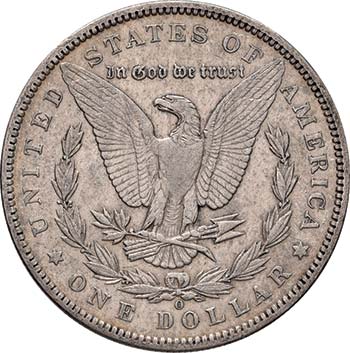 USA Dollaro 1890 O - AG (g 26,74)