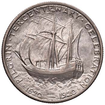 USA Mezzo dollaro 1920 Pilgrim - ... 