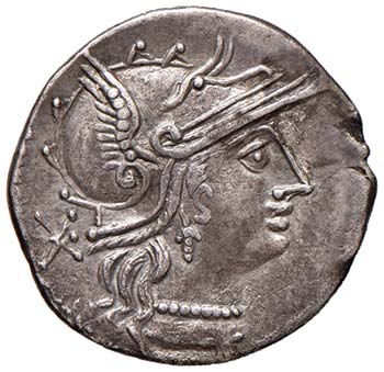 Calpurnia (133 a.C.) Denario Testa ... 