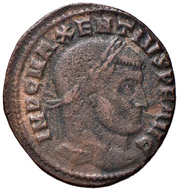 Massenzio (306-312) Follis (Ostia) ... 