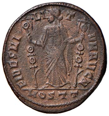 Massenzio (306-312) Follis (Ostia) ... 
