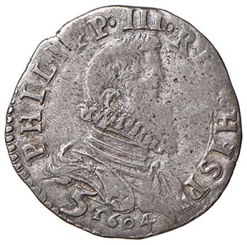 MILANO Filippo III (1598-1621) 5 ... 
