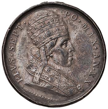 Pio VII (1800-1821) Medaglia A. XX ... 