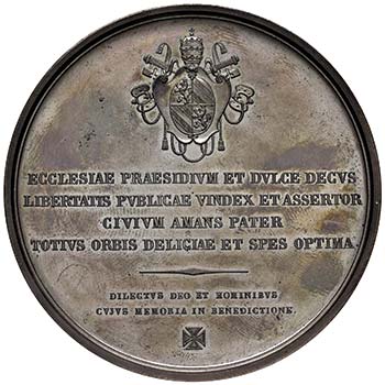 Pio IX (1846-1878) Medaglia per la ... 