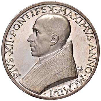 Pio XII (1939-1958) Medaglia 1956 ... 