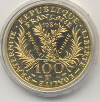 FRANCIA 100 Franchi 1984 Curie - ... 