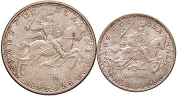 LUSSEMBURGO 100 e 50 Franchi 1946 ... 