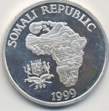 SOMALIA 10 Scellini 1999 - AG (g ... 