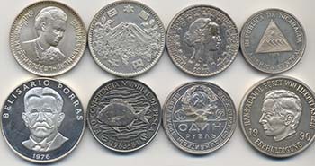 Lotto di 8 monete come da foto: ... 