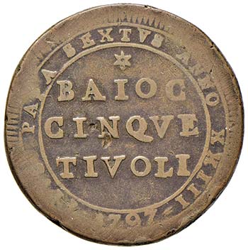 Pio VI (1775-1799) Tivoli ... 
