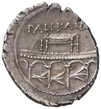 Lollius Palikanus - Denario (45 ... 