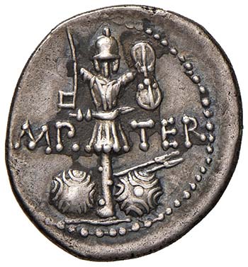 Marco Antonio - Denario (37 a.C., ... 