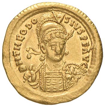 Teodosio II (402-450) Solido ... 