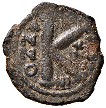 Giustiniano (527-565) Mezzo follis ... 