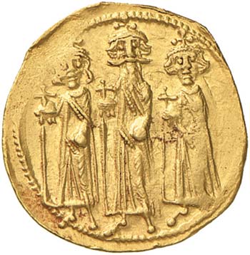 Eraclio (610-641) Solido - Gli ... 