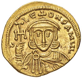 Leone III (725-732) Solido - Busto ... 