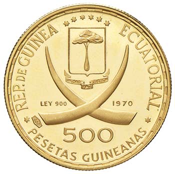 GUINEA EQUATORIALE 500 Pesetas ... 