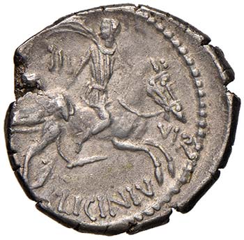 A. Licinius Nerva - Denario (47 ... 