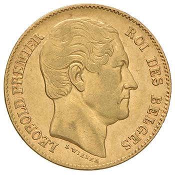 BELGIO Leopoldo I (1831-1865) 20 ... 