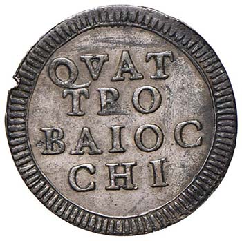 Pio VI (1775-1799) 4 Baiocchi 1793 ... 