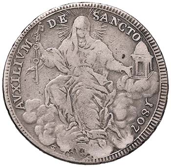  Pio VII (1800-1823) Scudo 1807 A. ... 