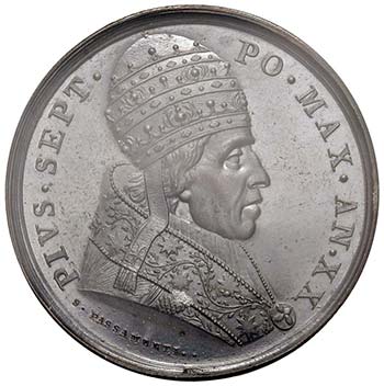 Pio VII (1800-1823) Medaglia 1819 ... 