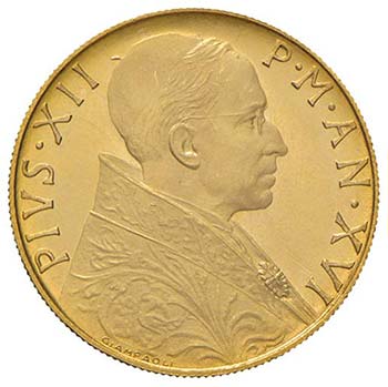Pio XII (1939-1958) 100 Lire 1954 ... 