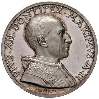 Pio XII (1939-1958) Medaglia A. II ... 