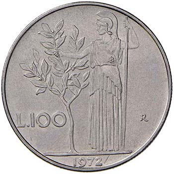 REPUBBLICA ITALIANA 100 Lire 1972 ... 