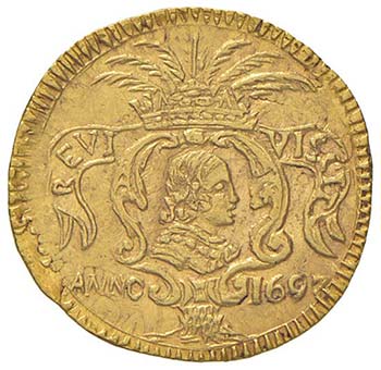 PALERMO Carlo II (1674-1700) Scudo ... 
