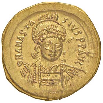 Anastasio (491-518) Solido ... 