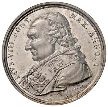 Pio VIII - Medaglia 1829 A. I ... 