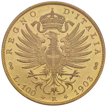 100 Lire 1903 – Nomisma 1045 AU ... 