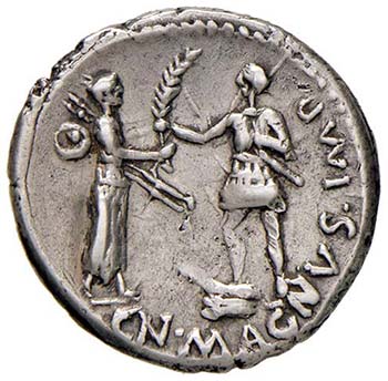 Pompeo Magno - Denario (46-45 ... 