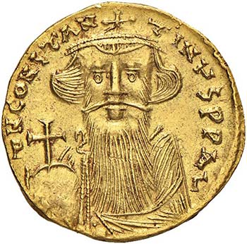 Costante II (641-668) Solido - ... 