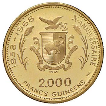 GUINEA 2.000 Franchi 1969 L’uomo ... 