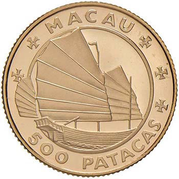 MACAO 500 Patacas 1988 – AU (g ... 