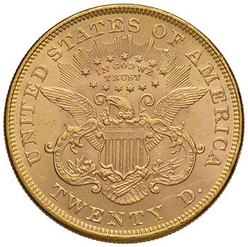 USA 20 Dollari 1875 – Fr. 174 AU ... 