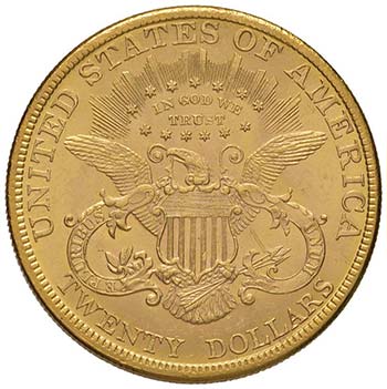 USA 20 Dollari 1894 – Fr. 174 AU ... 
