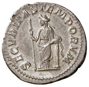 Macrino (217-218) Denario - Busto ... 